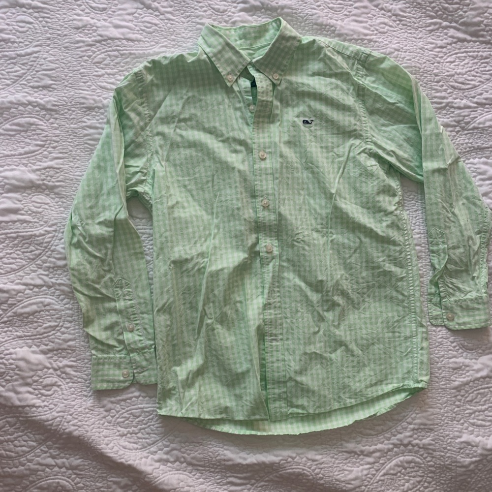 Boys M Vineyard Vines Whale Shirt